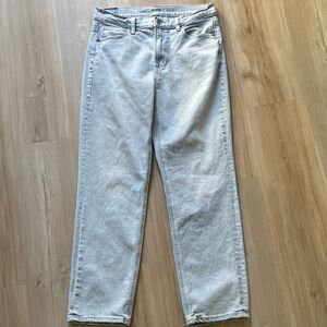 American eagle super high rise straight jeans size 6